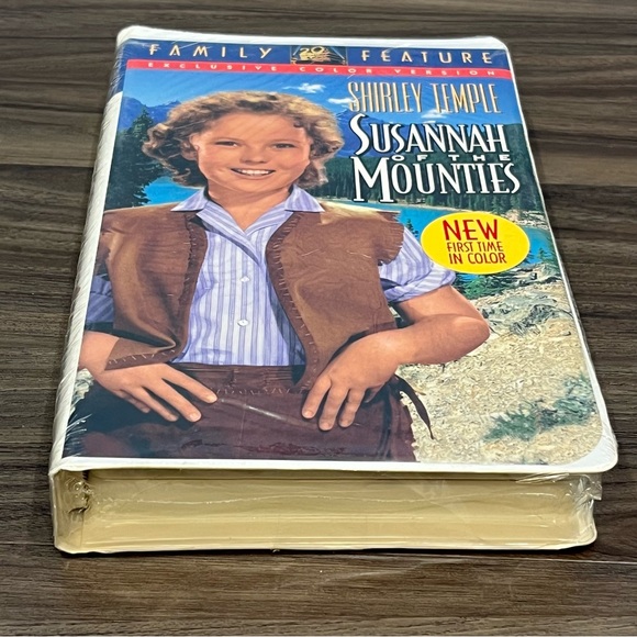 1994 Release Shirley Temple Susannah Of The Mounties VHS Sealed Clamshell Case - Picture 5 of 16